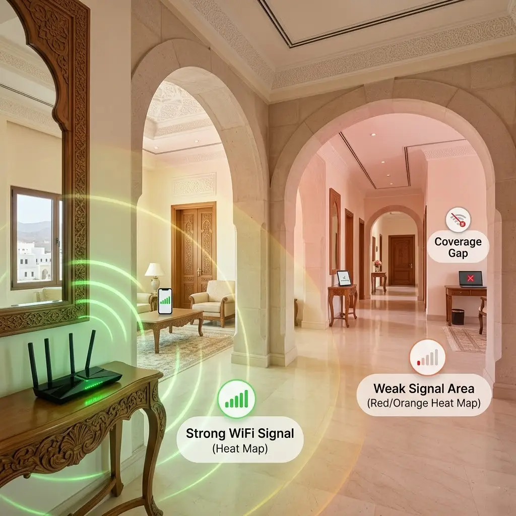 WiFi Coverage in Large Homes and Offices